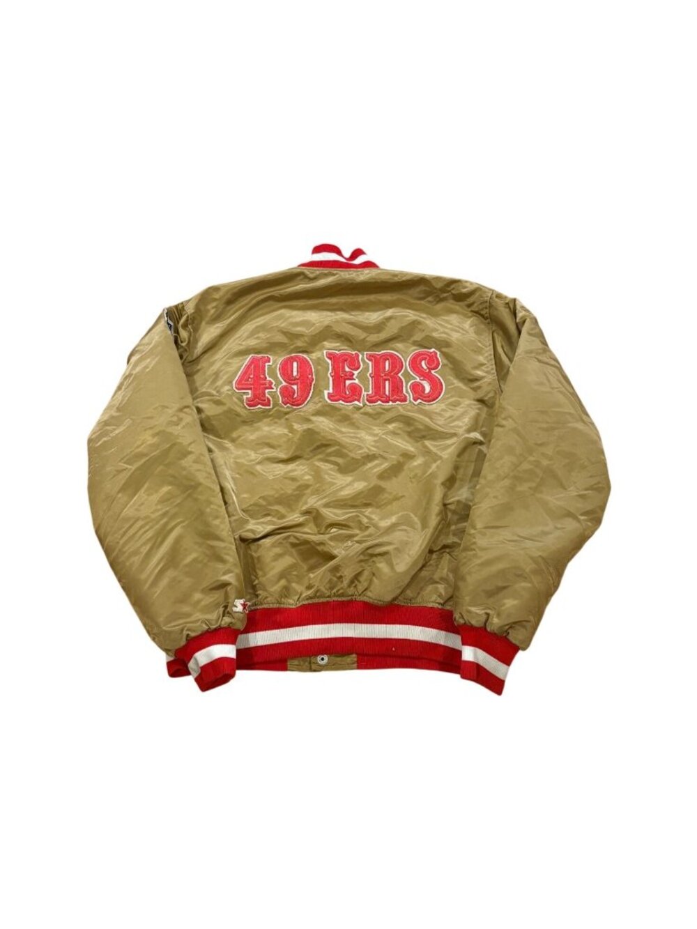 Vintage Starter San Francisco 49ers Authentic NFL Pro Line Satin Jacket Men's XL - Picture 2 of 8
